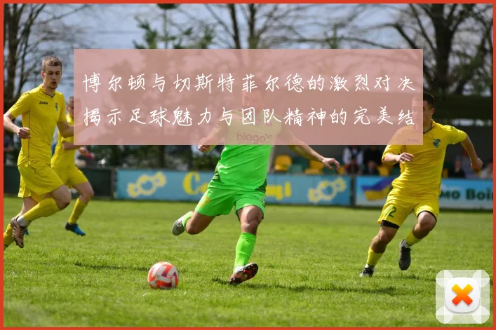 博尔顿与切斯特菲尔德的激烈对决揭示足球魅力与团队精神的完美结合